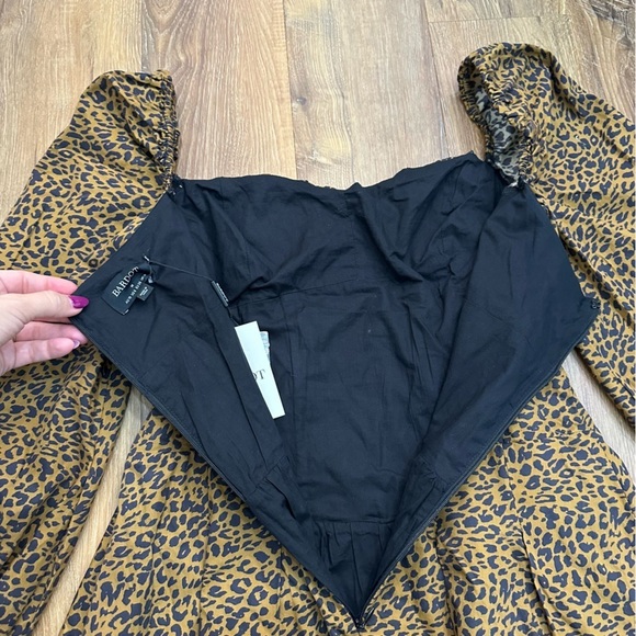 BARDOT Leopard Print Mini Dress size M - Picture 5 of 11